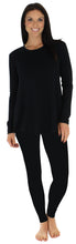 Load image into Gallery viewer, bSoft Women’s Bamboo Jersey Long Sleeve Tunic and Leggings Pajama Set