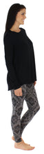 Load image into Gallery viewer, bSoft Women’s Bamboo Jersey Long Sleeve Tunic and Leggings Pajama Set