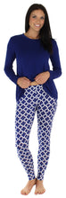 Load image into Gallery viewer, bSoft Women’s Bamboo Jersey Long Sleeve Tunic and Leggings Pajama Set