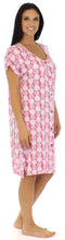 Load image into Gallery viewer, bSoft Women's Bamboo Jersey Button Up Sleep Dress Pajama