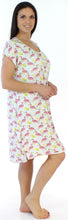 Load image into Gallery viewer, bSoft Women's Bamboo Jersey Button Up Sleep Dress Pajama