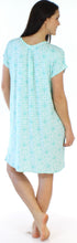 Load image into Gallery viewer, bSoft Women's Bamboo Jersey Button Up Sleep Dress Pajama