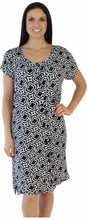 Load image into Gallery viewer, bSoft Women's Bamboo Jersey Button Up Sleep Dress Pajama