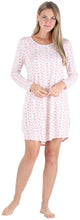 Load image into Gallery viewer, bSoft Women’s Bamboo Jersey Long Sleeve Sleepshirt