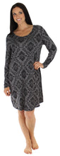 Load image into Gallery viewer, bSoft Women’s Bamboo Jersey Long Sleeve Sleepshirt