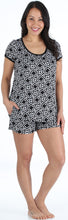 Load image into Gallery viewer, bSoft Women's Bamboo Jersey Short Sleeve Top and Shorts Pajama Set