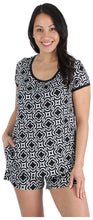 Load image into Gallery viewer, bSoft Women's Bamboo Jersey Short Sleeve Top and Shorts Pajama Set