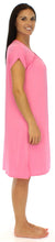 Load image into Gallery viewer, bSoft Women's Bamboo Jersey Button Up Sleep Dress Pajama