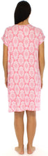 Load image into Gallery viewer, bSoft Women's Bamboo Jersey Button Up Sleep Dress Pajama