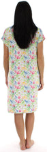 Load image into Gallery viewer, bSoft Women's Bamboo Jersey Button Up Sleep Dress Pajama