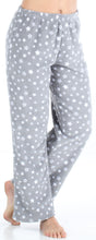 Load image into Gallery viewer, Frankie & Johnny Women’s Fleece 2-Piece Full Zip Hooded Jacket Loungewear Pajama Set