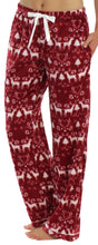 Load image into Gallery viewer, Frankie & Johnny Women's Fleece Pajama Pant