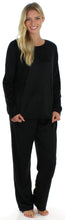 Load image into Gallery viewer, Frankie & Johnny Women's Fleece Long Sleeve Pajama Set