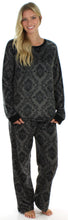 Load image into Gallery viewer, Frankie & Johnny Women's Fleece Long Sleeve Pajama Set