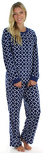 Load image into Gallery viewer, Frankie & Johnny Women's Fleece Long Sleeve Pajama Set