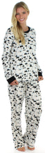 Load image into Gallery viewer, Frankie & Johnny Women's Fleece Long Sleeve Pajama Set