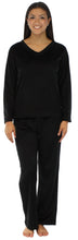 Load image into Gallery viewer, Frankie & Johnny Women's Fleece Long Sleeve Pajama Set