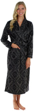 Load image into Gallery viewer, Frankie & Johnny Women's Fleece Long Robe