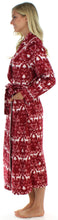 Load image into Gallery viewer, Frankie & Johnny Women's Fleece Long Robe
