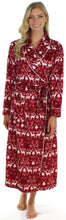 Load image into Gallery viewer, Frankie & Johnny Women's Fleece Long Robe