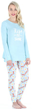 Load image into Gallery viewer, Frankie & Johnny Women’s Knit Food Themed Tunic and Leggings Pajamas Set