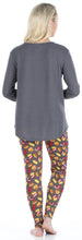 Load image into Gallery viewer, Frankie & Johnny Women’s Knit Food Themed Tunic and Leggings Pajamas Set