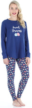 Load image into Gallery viewer, Frankie & Johnny Women’s Knit Food Themed Tunic and Leggings Pajamas Set