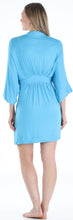 Load image into Gallery viewer, Pajama Heaven Women's Bamboo Jersey Short Wrap Robe with Pockets