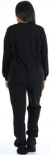 Load image into Gallery viewer, PajamaMania Women’s Fleece Footed Solid Color Onesie Pajamas Jumpsuit