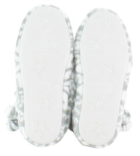 Load image into Gallery viewer, PajamaMania Women’s Fleece Slipper Boots with Rubber Soles