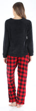 Load image into Gallery viewer, PajamaMania Women’s Fleece Long Sleeve Pajama Set