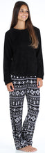 Load image into Gallery viewer, PajamaMania Women’s Fleece Long Sleeve Pajama Set