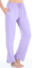 Load image into Gallery viewer, PajamaMania Women's Stretchy Knit Short Sleeve Oversized Top and Pants Pajama Set