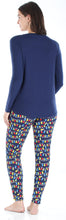 Load image into Gallery viewer, Sleepyheads Women’s Knit Long Sleeve Tunic Top and Leggings Pajama Set