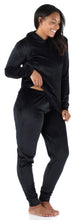 Load image into Gallery viewer, Sleepyheads Women’s Velvet Velour Hooded Loungewear Pajama Set