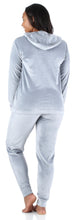 Load image into Gallery viewer, Sleepyheads Women’s Velvet Velour Hooded Loungewear Pajama Set