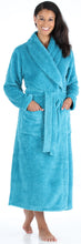 Load image into Gallery viewer, Sleepyheads Women’s Plush Fleece Robe Jacquard Long Sleeve Bathrobe