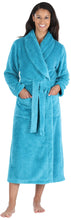 Load image into Gallery viewer, Sleepyheads Women’s Plush Fleece Robe Jacquard Long Sleeve Bathrobe