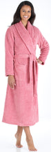 Load image into Gallery viewer, Sleepyheads Women’s Plush Fleece Robe Jacquard Long Sleeve Bathrobe