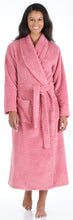 Load image into Gallery viewer, Sleepyheads Women’s Plush Fleece Robe Jacquard Long Sleeve Bathrobe