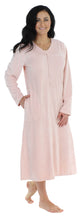 Load image into Gallery viewer, Sleepyheads Women's Long Sleeve Zip Front Long Robe Housecoat