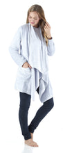 Load image into Gallery viewer, Sleepyheads Pajama Women's Fleece Long Sleeve Wrap Robe Cardigan with Pockets