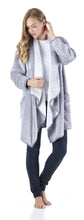 Load image into Gallery viewer, Sleepyheads Pajama Women's Fleece Long Sleeve Wrap Robe Cardigan with Pockets