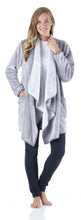 Load image into Gallery viewer, Sleepyheads Pajama Women's Fleece Long Sleeve Wrap Robe Cardigan with Pockets