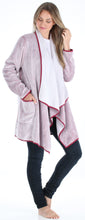 Load image into Gallery viewer, Sleepyheads Pajama Women's Fleece Long Sleeve Wrap Robe Cardigan with Pockets