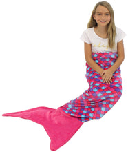 Load image into Gallery viewer, Sleepyheads Fleece Mermaid Tail Blanket for Kids and Adults