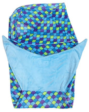 Load image into Gallery viewer, Sleepyheads Fleece Mermaid Tail Blanket for Kids and Adults
