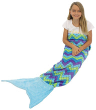 Load image into Gallery viewer, Sleepyheads Fleece Mermaid Tail Blanket for Kids and Adults