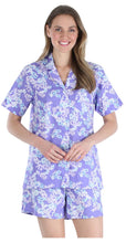 Load image into Gallery viewer, Sleepyheads Women's Sleepwear Cotton Short Sleeve Button-Up Top and Shorts Pajama Set