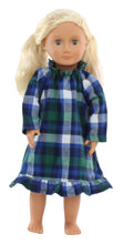 Load image into Gallery viewer, SleepytimePjs Christmas Flannel Nightgowns for 18" Dolls